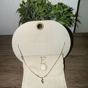 ✨ ✨A New Day Gold 'E,Pendant Necklace